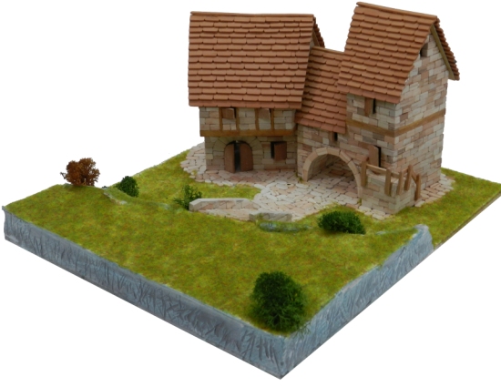Rural houses model building set 